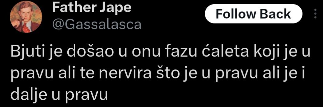 Отац Бјуло's banner