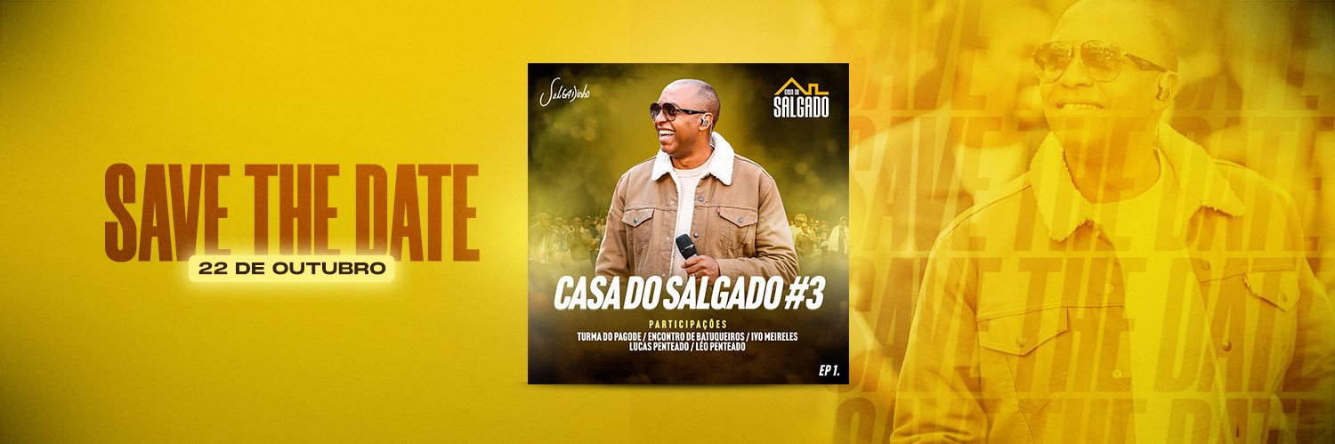 Cantor Salgadinho's banner