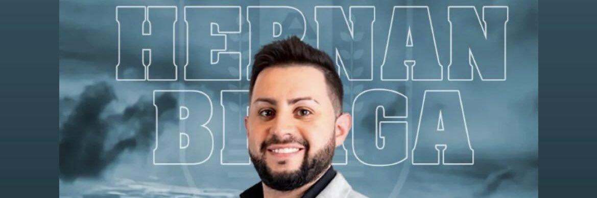 Hernán Braga's banner