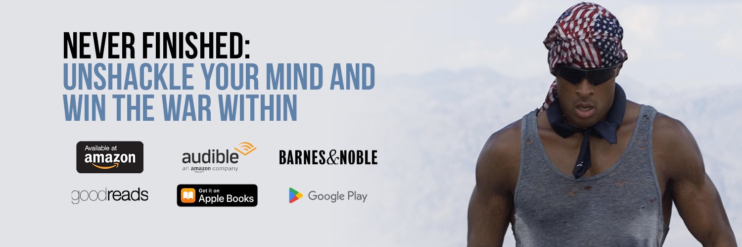 David Goggins's banner