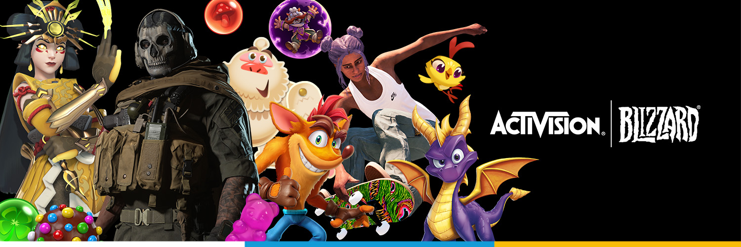 Activision Blizzard's banner