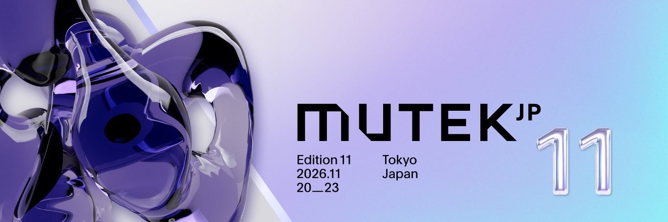 MUTEK Japan's banner