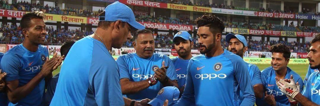 Mohammed Siraj's banner