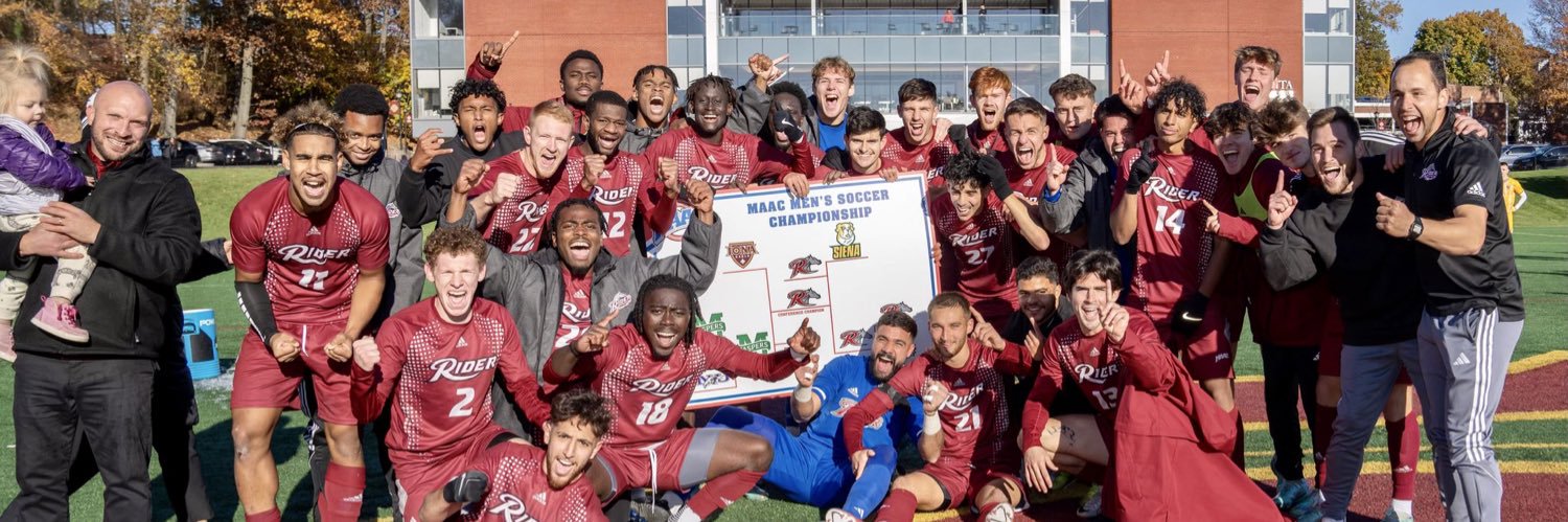 Rider Mens Soccer's banner