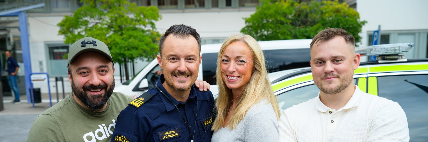 Polisförbundet's banner
