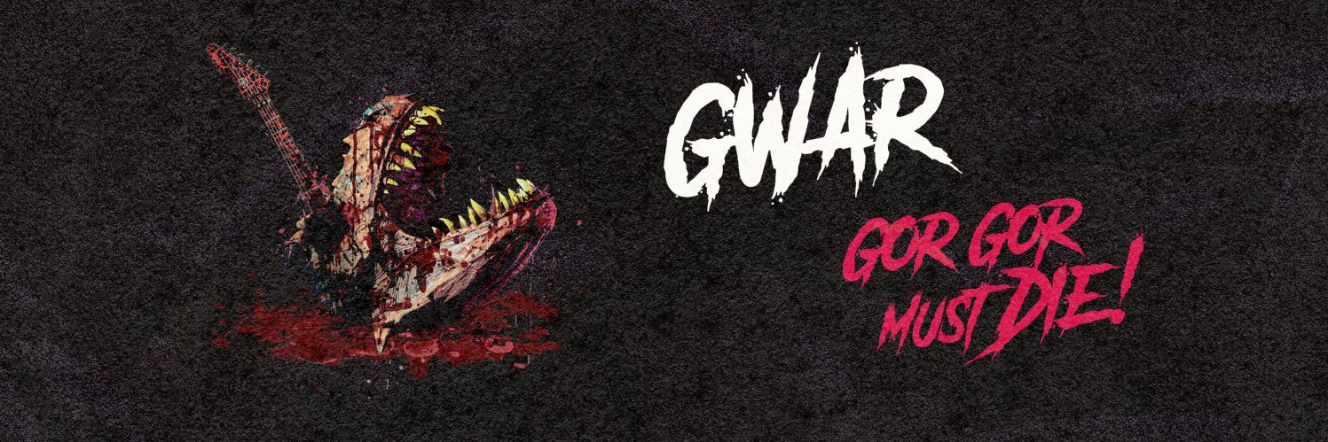 GWAR's banner