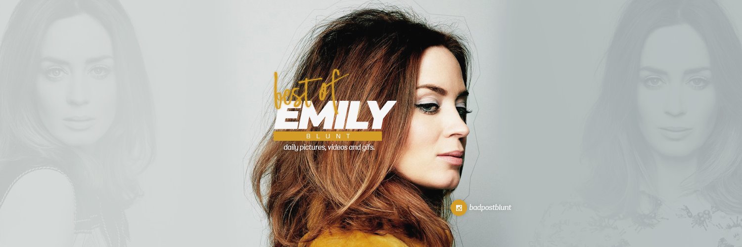 best of emily blunt's banner