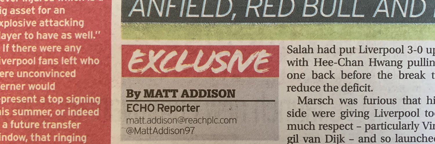 Matt Addison's banner
