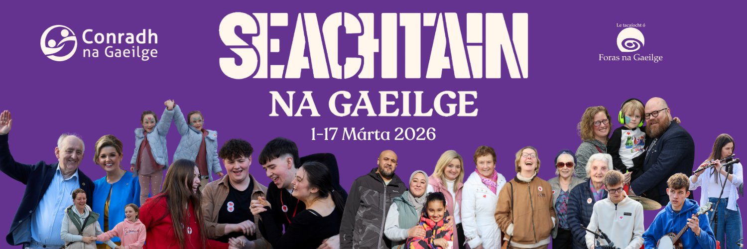 Seachtain na Gaeilge's banner