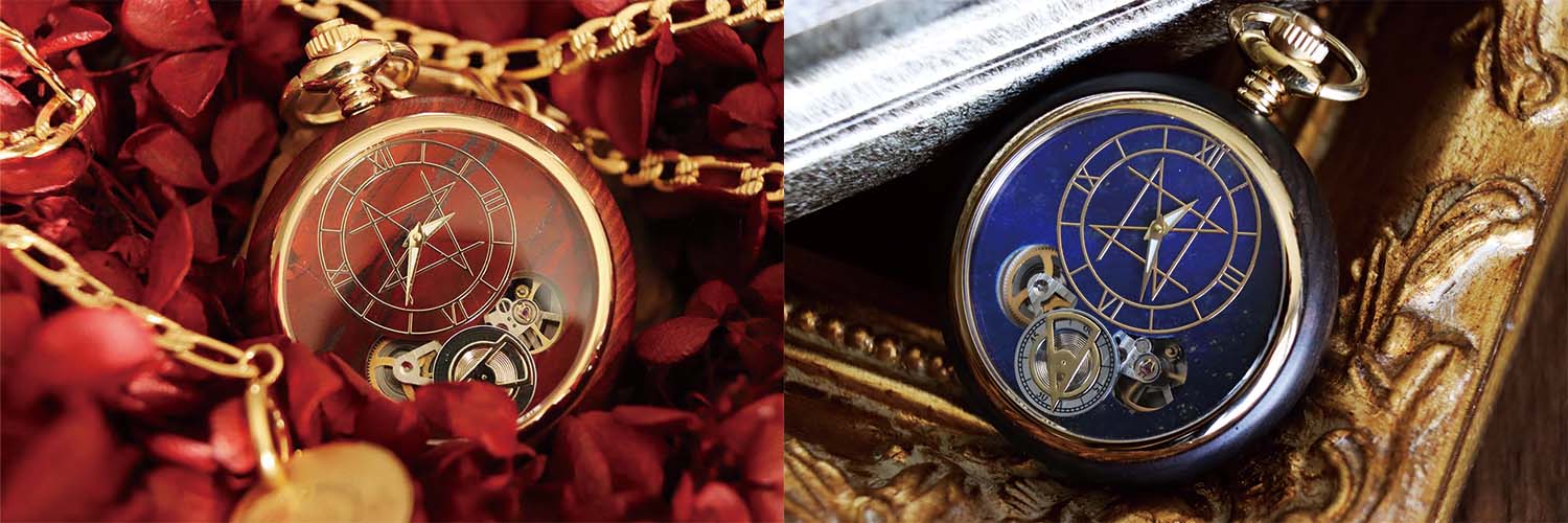 NOZ natural timepieces made of wood and stone's banner