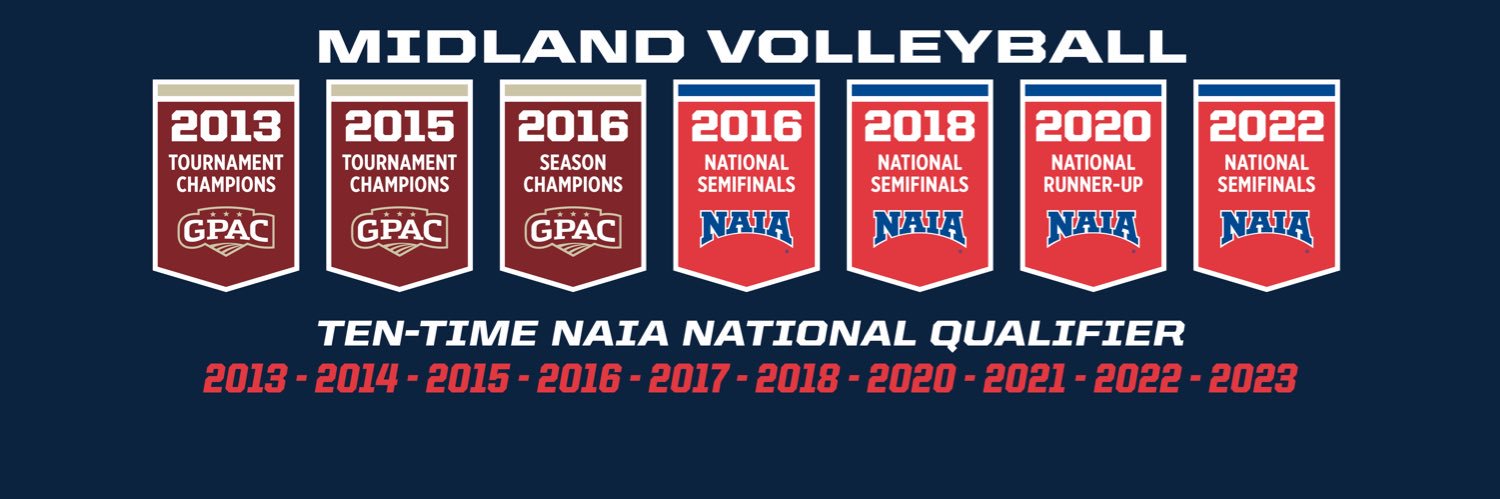 Midland Volleyball's banner