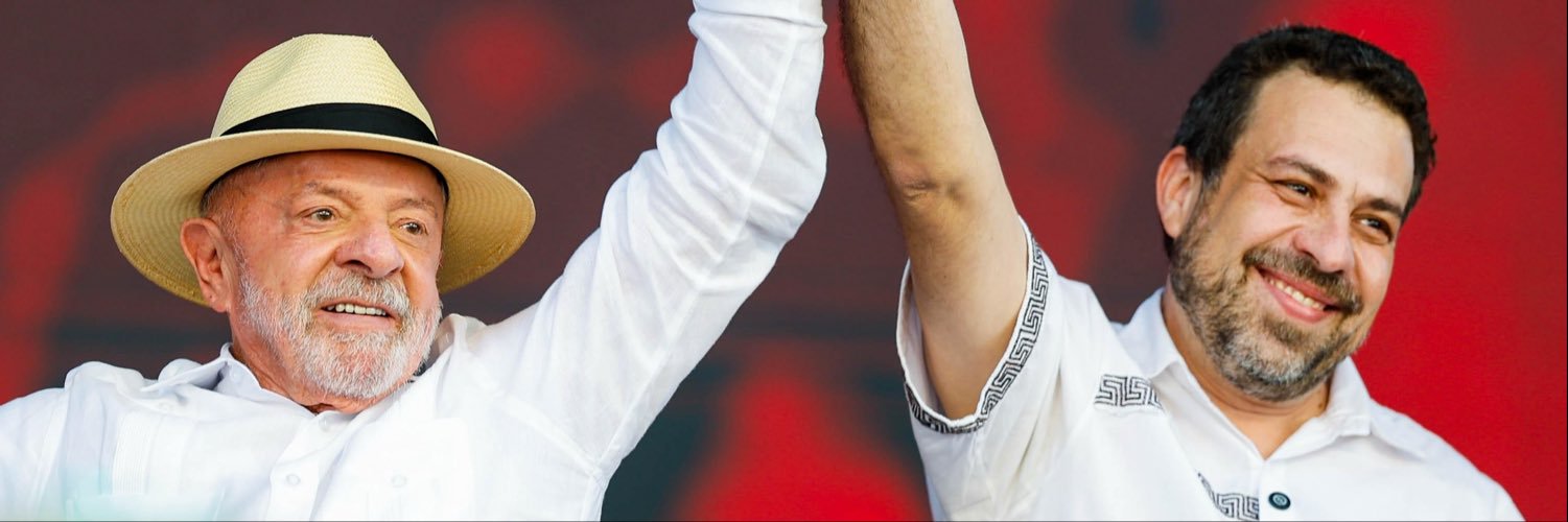 Guilherme Boulos's banner