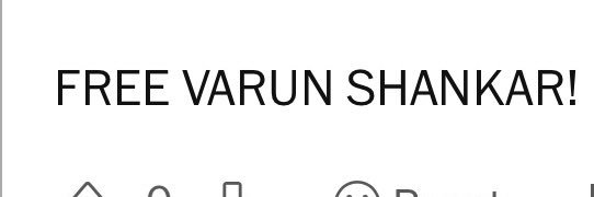 Varun Shankar's banner