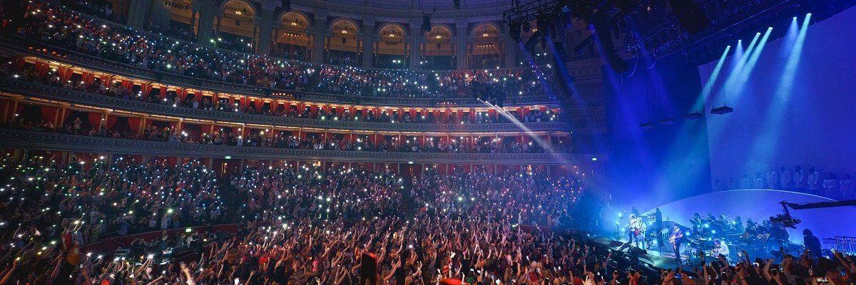 Royal Albert Hall's banner