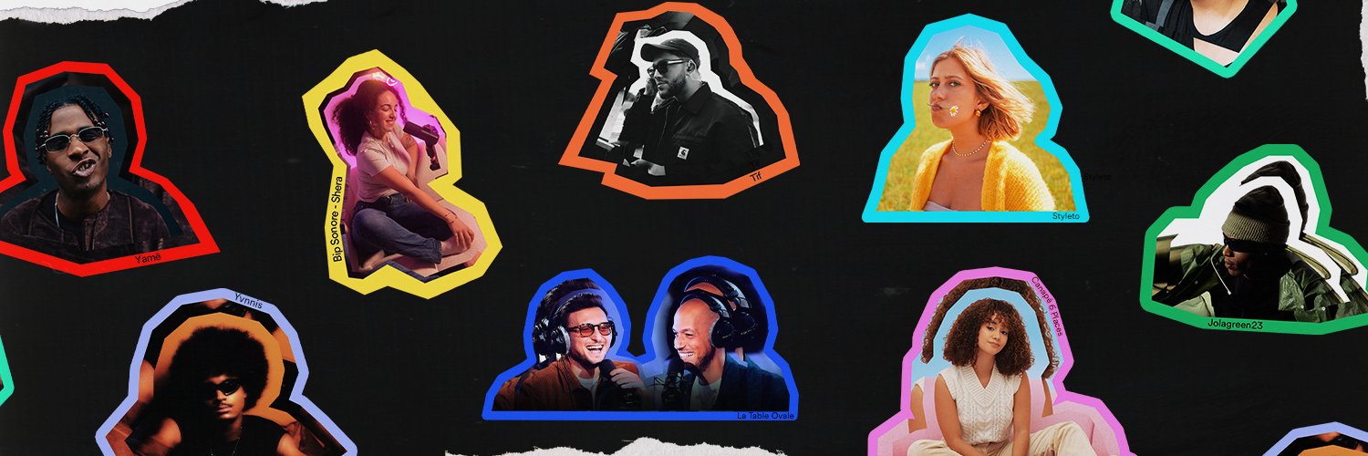 Spotify France's banner