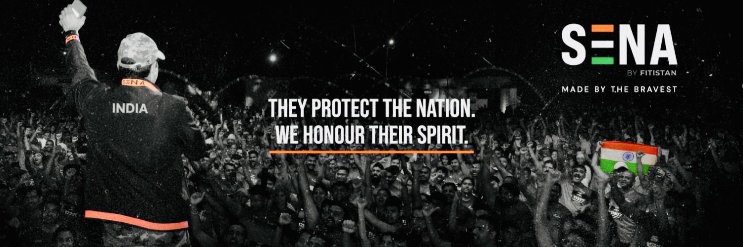 Major Surendra Poonia's banner