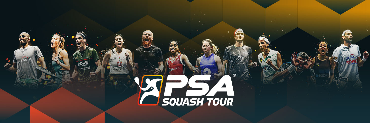 PSA Squash Tour's banner