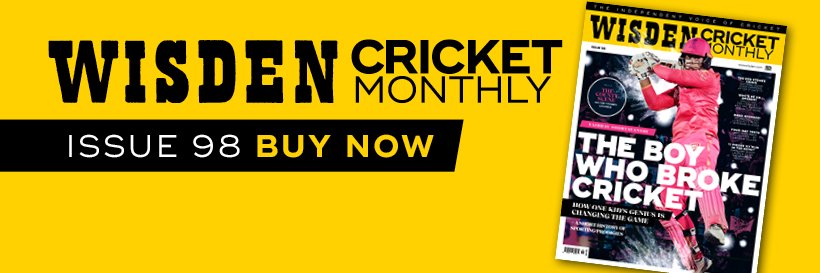 Wisden's banner