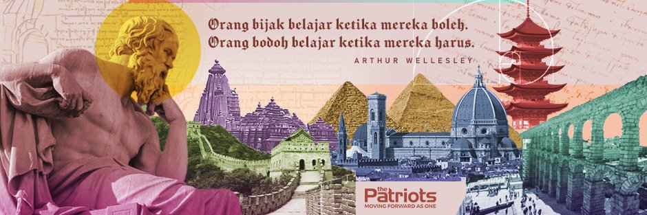 The Patriots's banner