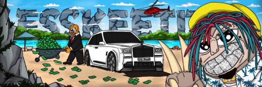 Lil Pump's banner