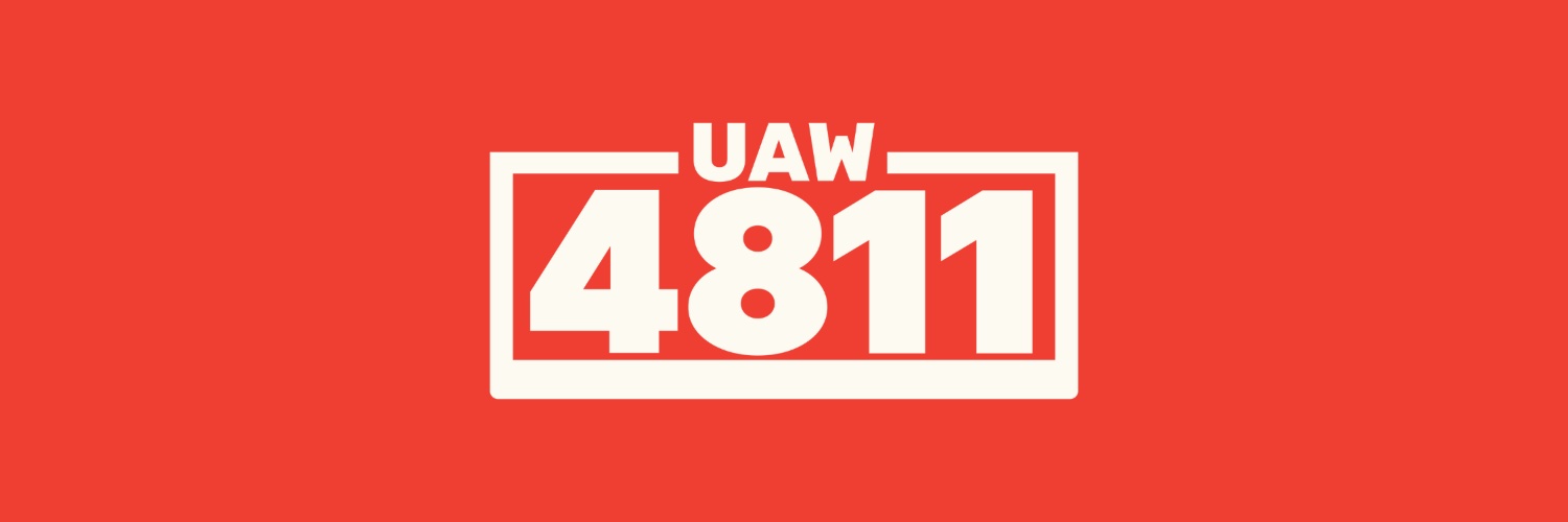 UAW 4811's banner