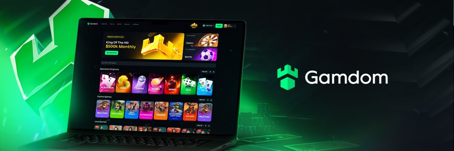 Gamdom.com's banner