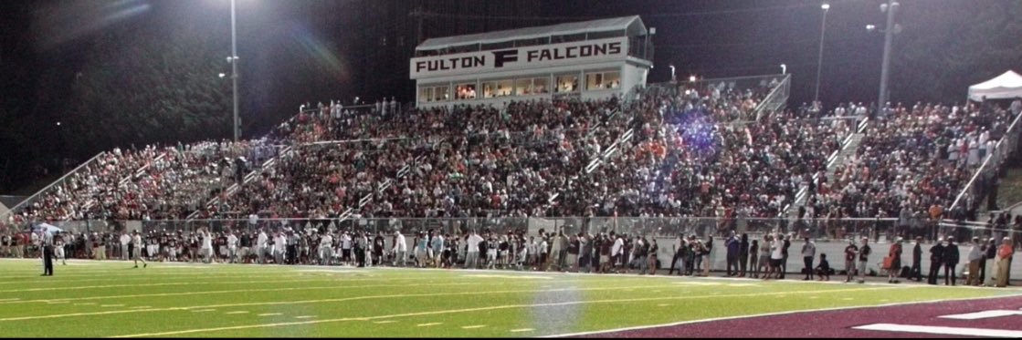 Fulton Football's banner