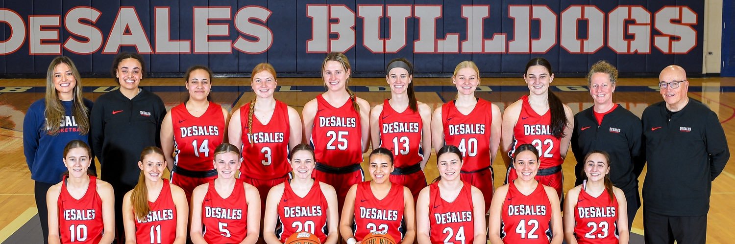 DeSales U. WBB's banner