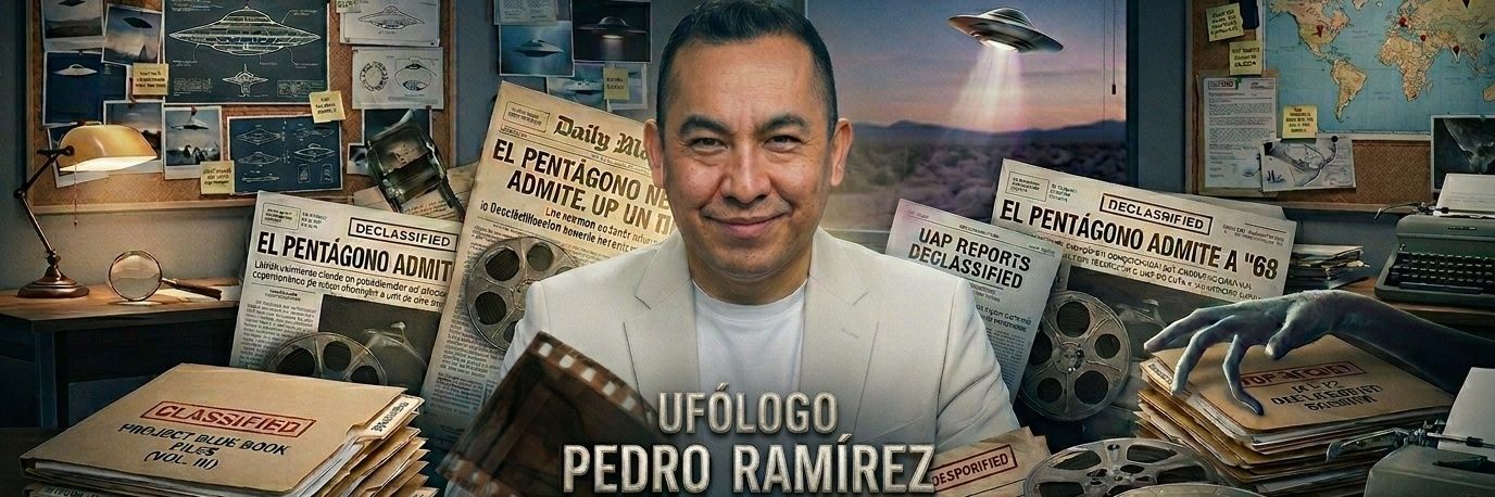 Ufólogo Pedro Ramírez's banner
