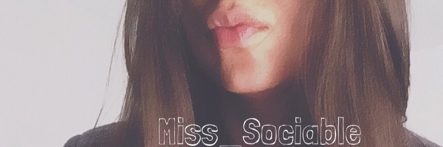 Miss Sociable's banner