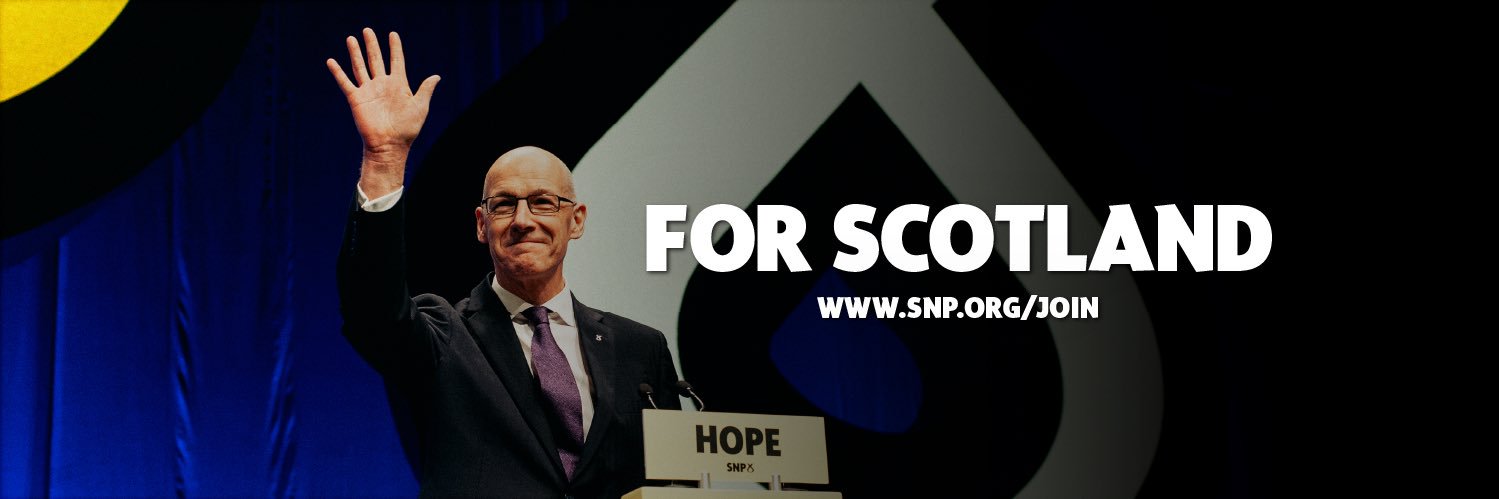 The SNP's banner