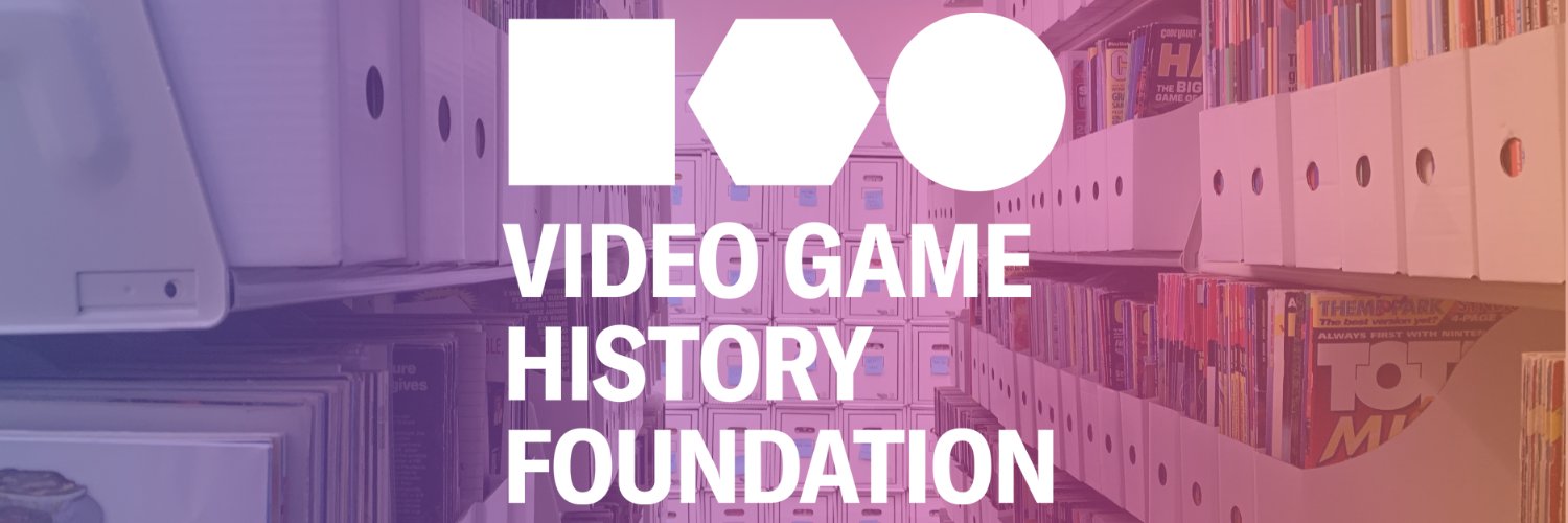 Video Game History Foundation's banner