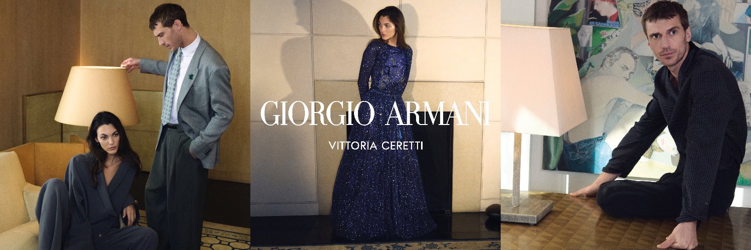 Armani's banner