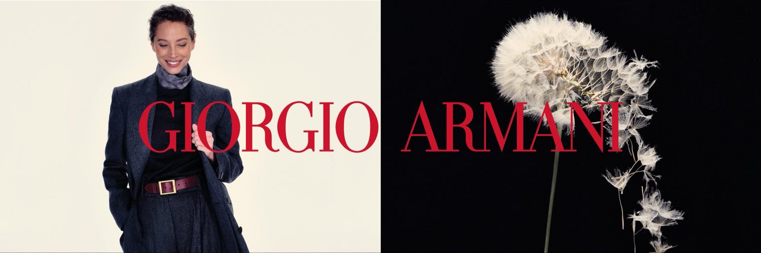 Armani's banner