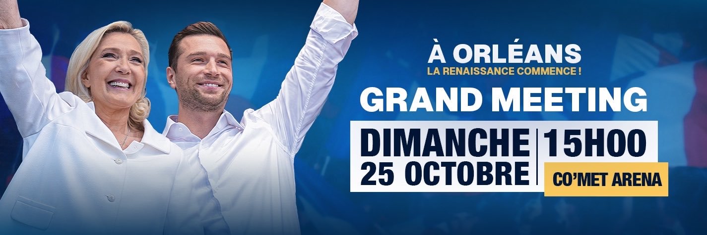 Rassemblement National's banner