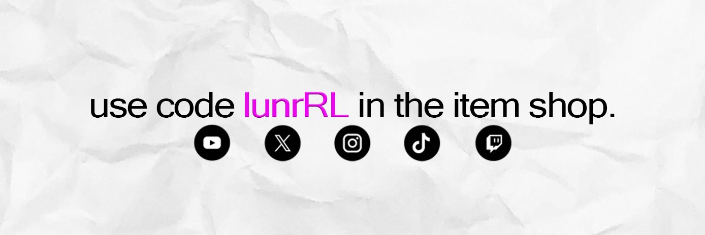 lunR ✩'s banner