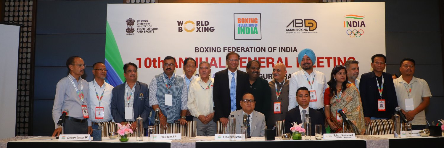 Boxing Federation's banner