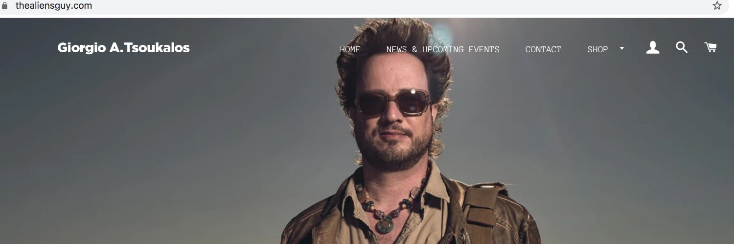 Giorgio A. Tsoukalos's banner