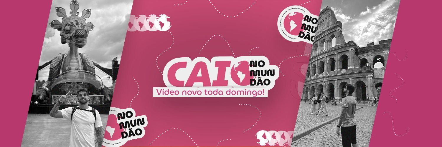 Caio no Mundão 🌎✈️'s banner