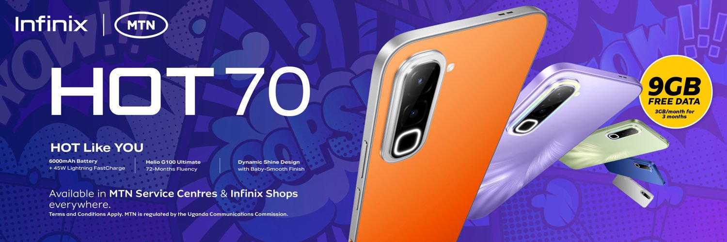 Infinix Uganda's banner