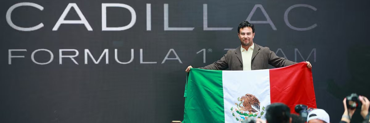 Sergio Pérez's banner