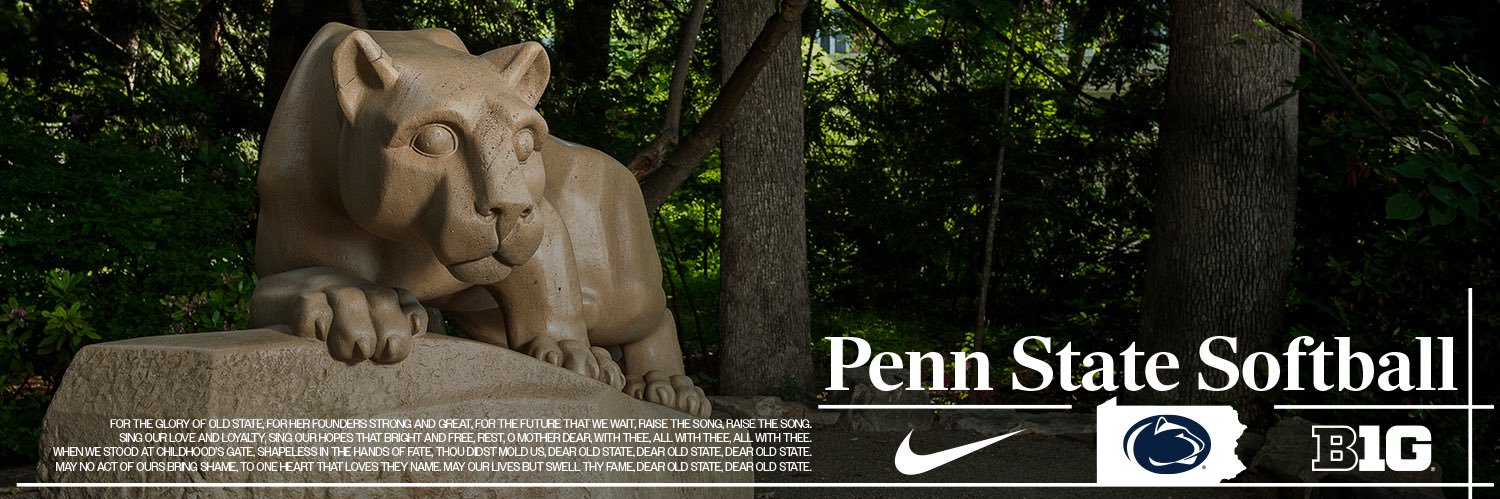 Penn State Softball's banner