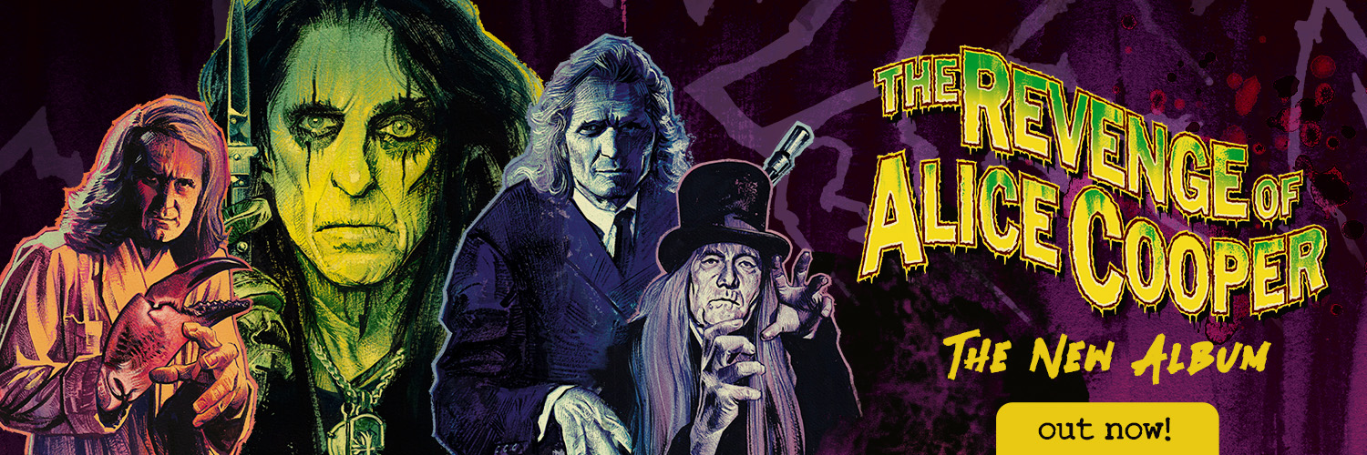 Alice Cooper's banner