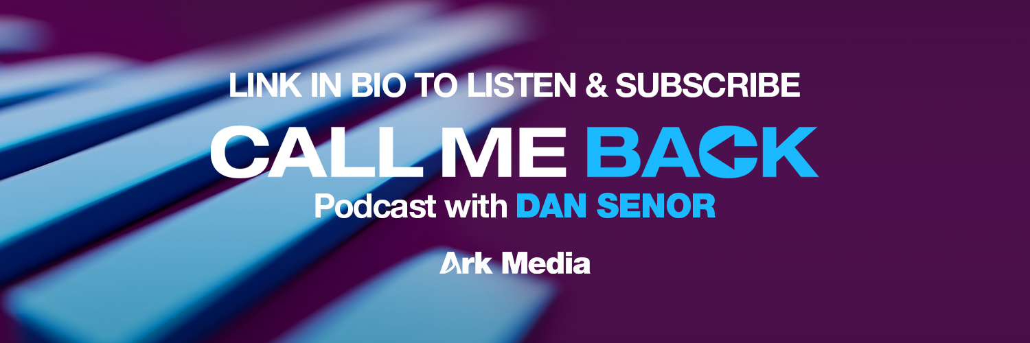 Dan Senor's banner