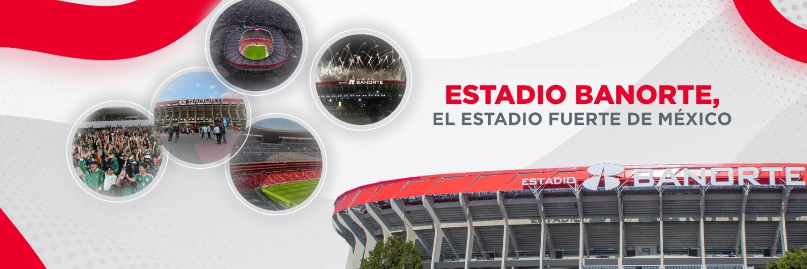 Estadio Banorte's banner