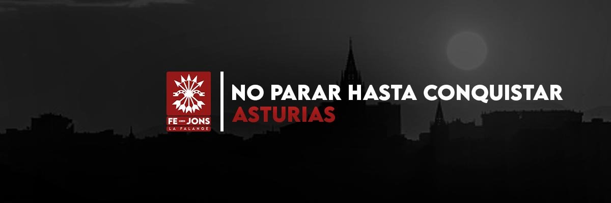 Falange Asturias's banner
