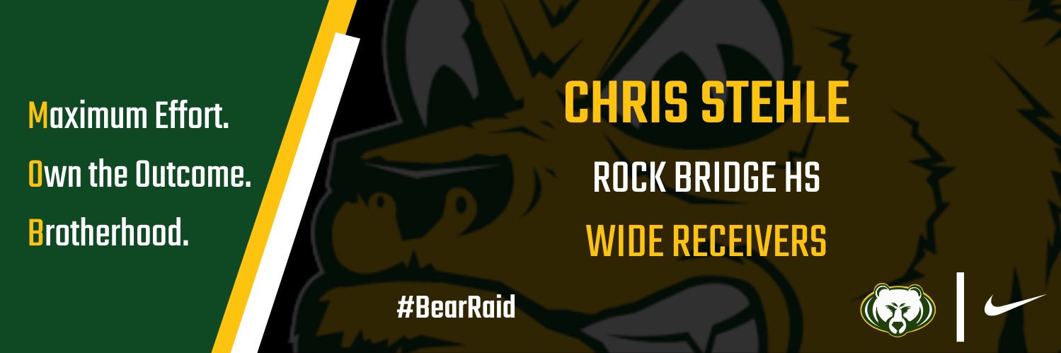 Coach Chris Stehle's banner