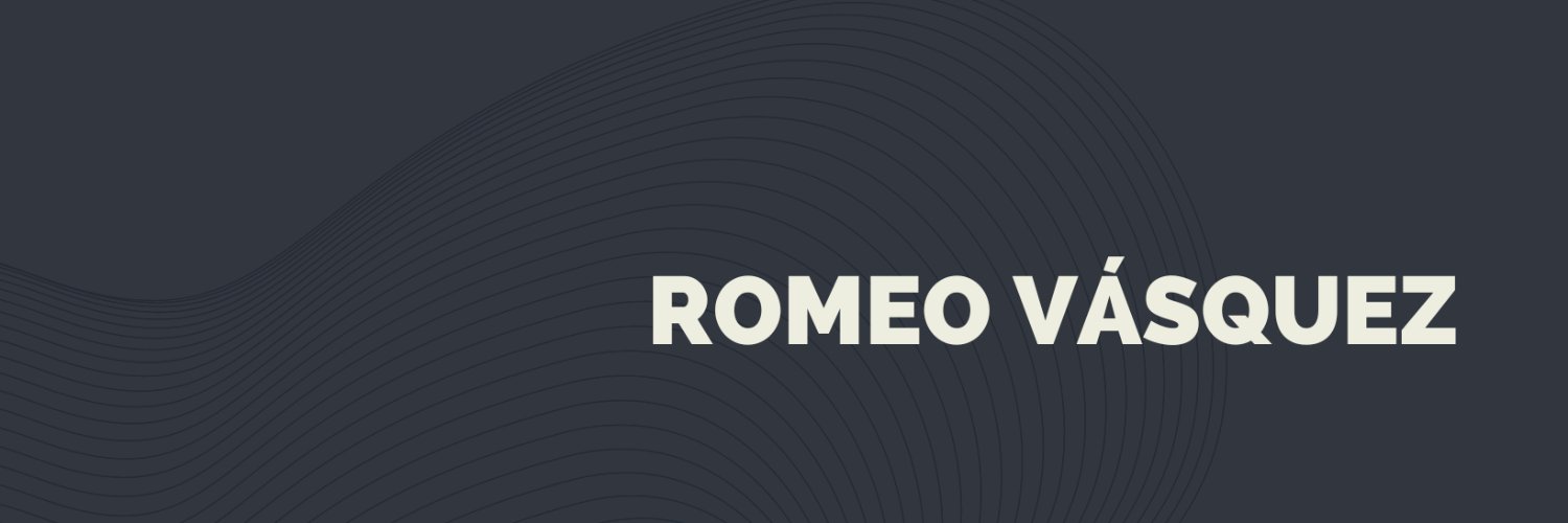 Romeo Vásquez Velásquez's banner