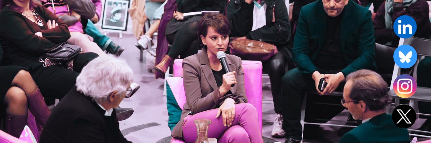 Najat Vallaud-Belkacem's banner