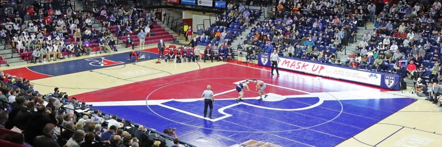 Penn Wrestling's banner